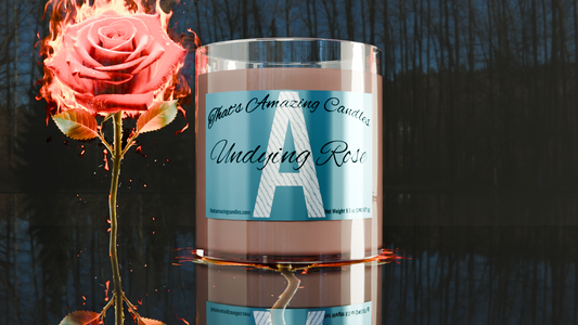 Undying Rose- Luxury Coconut Soy Wax Candle 8.5 oz