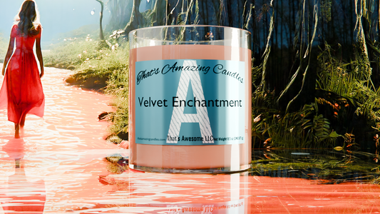 Velvet Enchanment - Luxury Coconut Soy Wax Candle 8.5 oz
